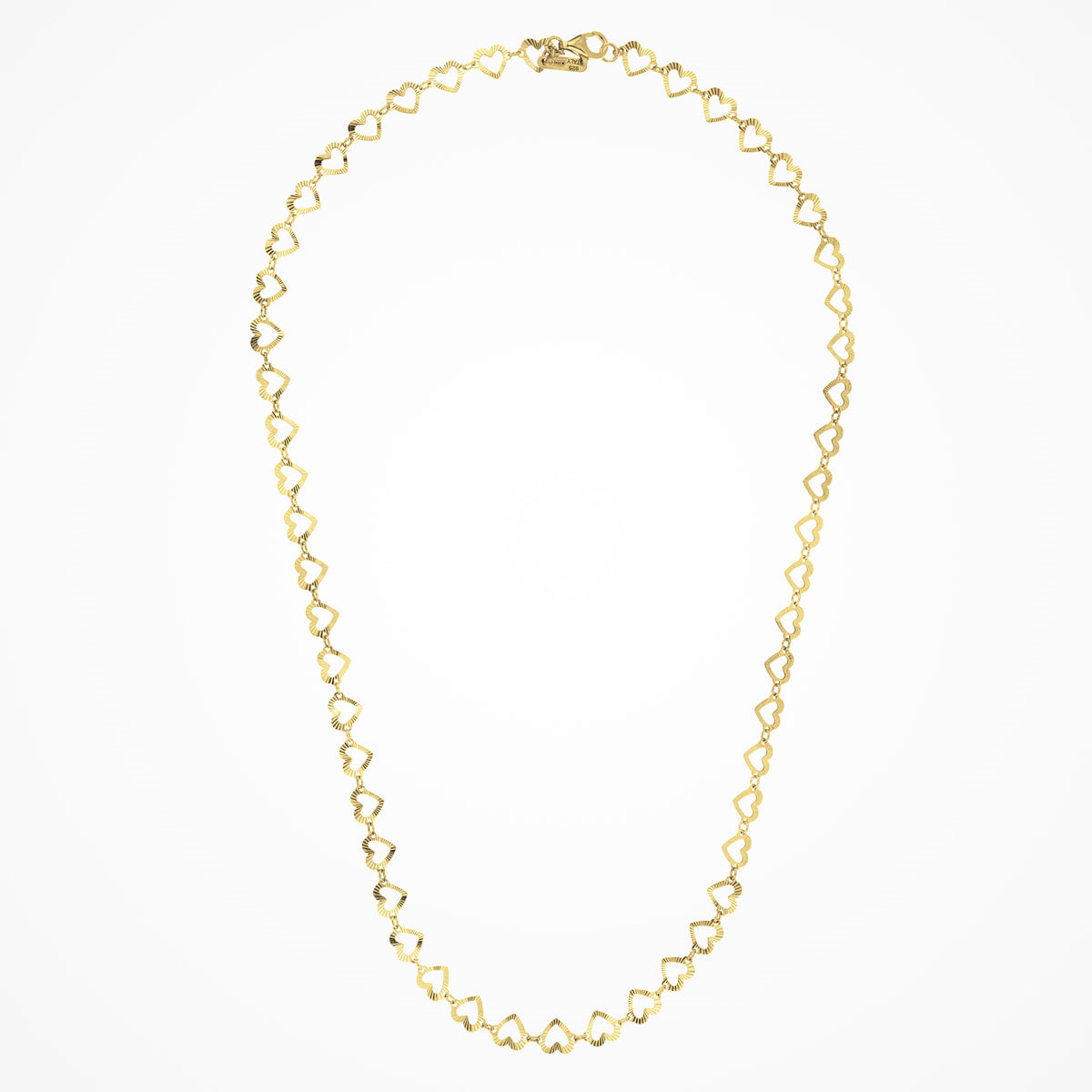 Desmos Gold-Plated Sterling Silver 16" Arte Cuore Necklace