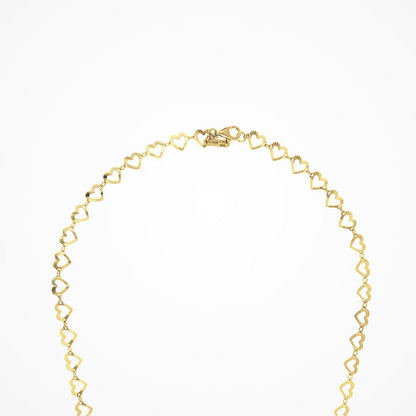 Desmos Gold-Plated Sterling Silver 16" Arte Cuore Necklace