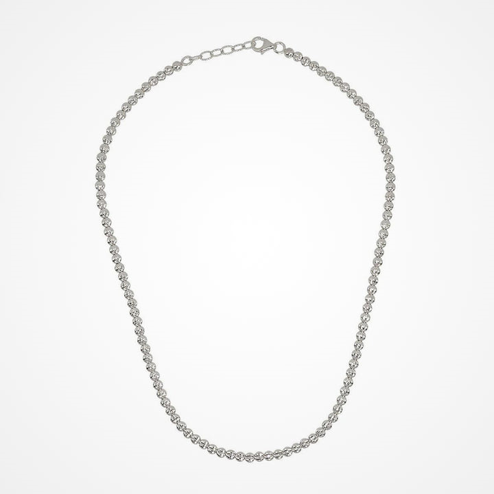 Desmos Sterling Silver Diamond Necklace