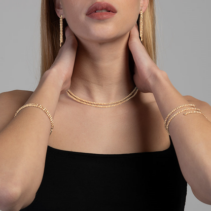 Desmos 18K Yellow Gold Plated Necklace