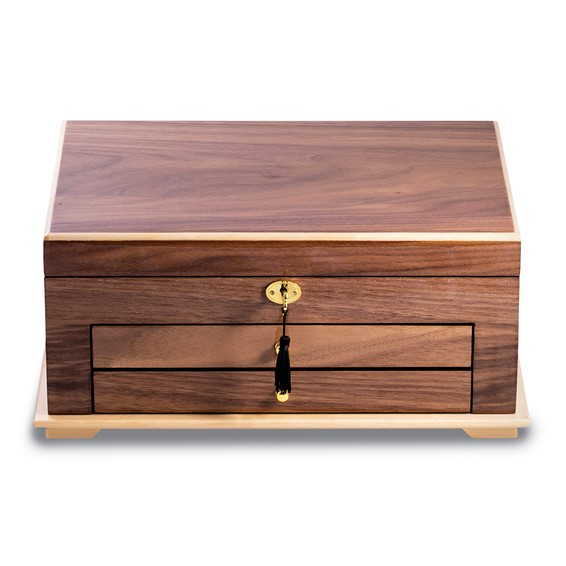 High Gloss Lacquered Wooden Jewelry Box