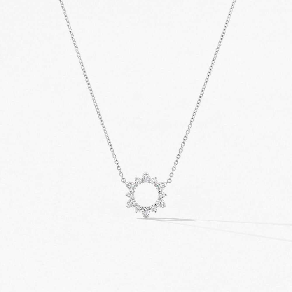 Hearts On Fire Aerial Eclipse Circle Pendant