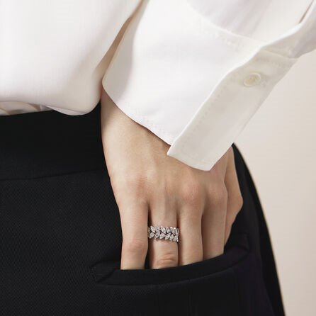 Hearts On Fire 18kw Diamond Dewdrop Ring