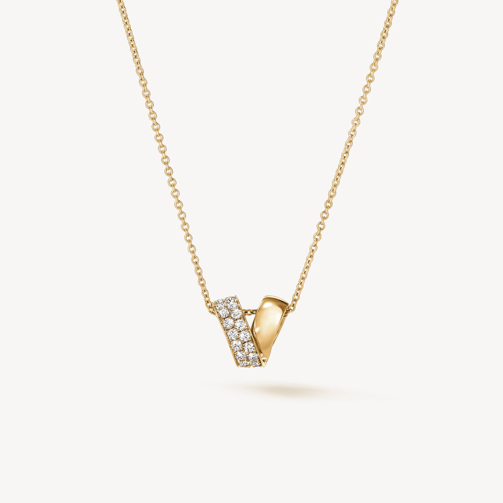 Hearts On Fire Inside Out Multi-Wear Rondel Diamond Pendant Necklace