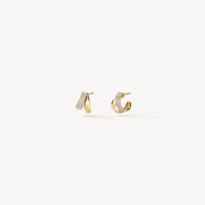Hearts On Fire Inside Out Diamond Flip Earrings