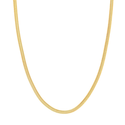 Gold 16" 4.2Mm Light Oval Snake Chain
