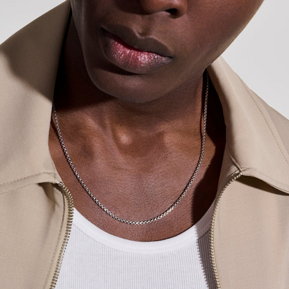 John Hardy 22" 2.7Mm Silver Box Chain Necklace
