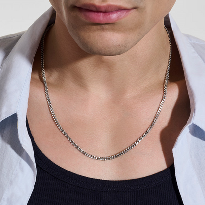 John Hardy 22" 3.9Mm Silver Curb Link Necklace