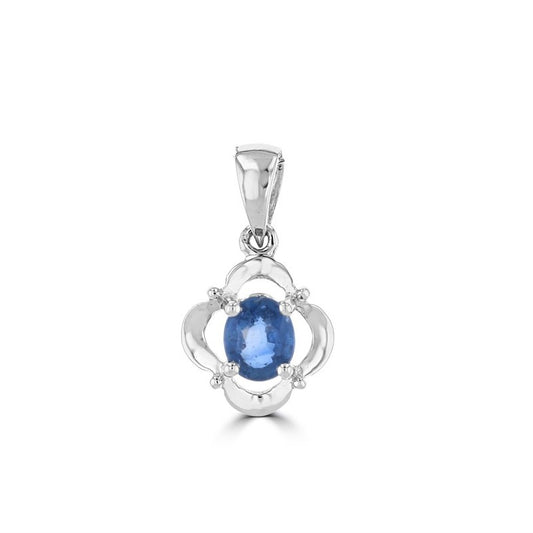 Emerald & Diamond Accented Pendant