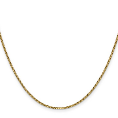 Rolland's Designs 1.5Mm Semi-Solid Round Box Chain