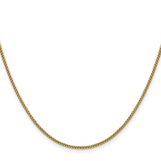 Rolland's Designs 1.5Mm Semi-Solid Round Box Chain