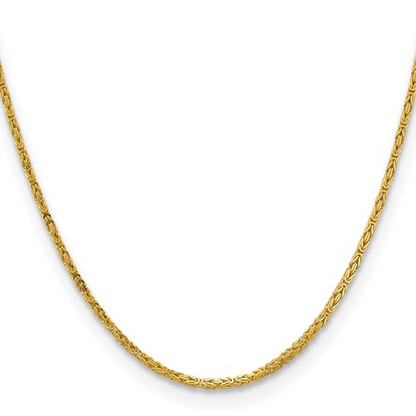 Rolland's Design 14K Gold 2Mm Byzantine