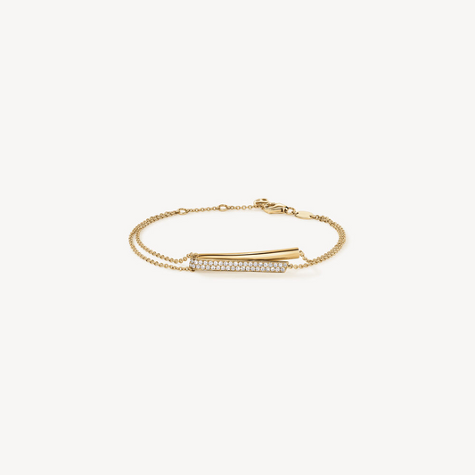 Hearts On Fire 18K Yellow Gold Inside Out Diamond Flip Bracelet