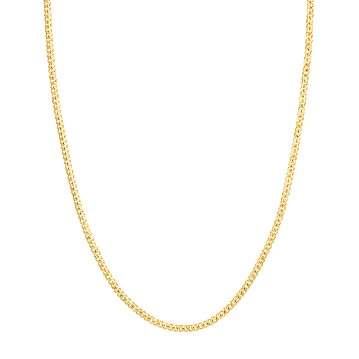 Rolland's Design 14K Yellow Gold 20" 3.5Mm T-Miami Cuban Chain