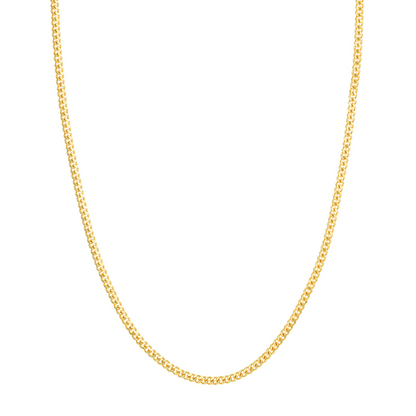 Rolland's Design 14K Yellow Gold 20" 3.5Mm T-Miami Cuban Chain