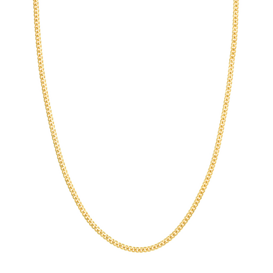 Rolland's Design 14K Yellow Gold 20" 3.5Mm T-Miami Cuban Chain