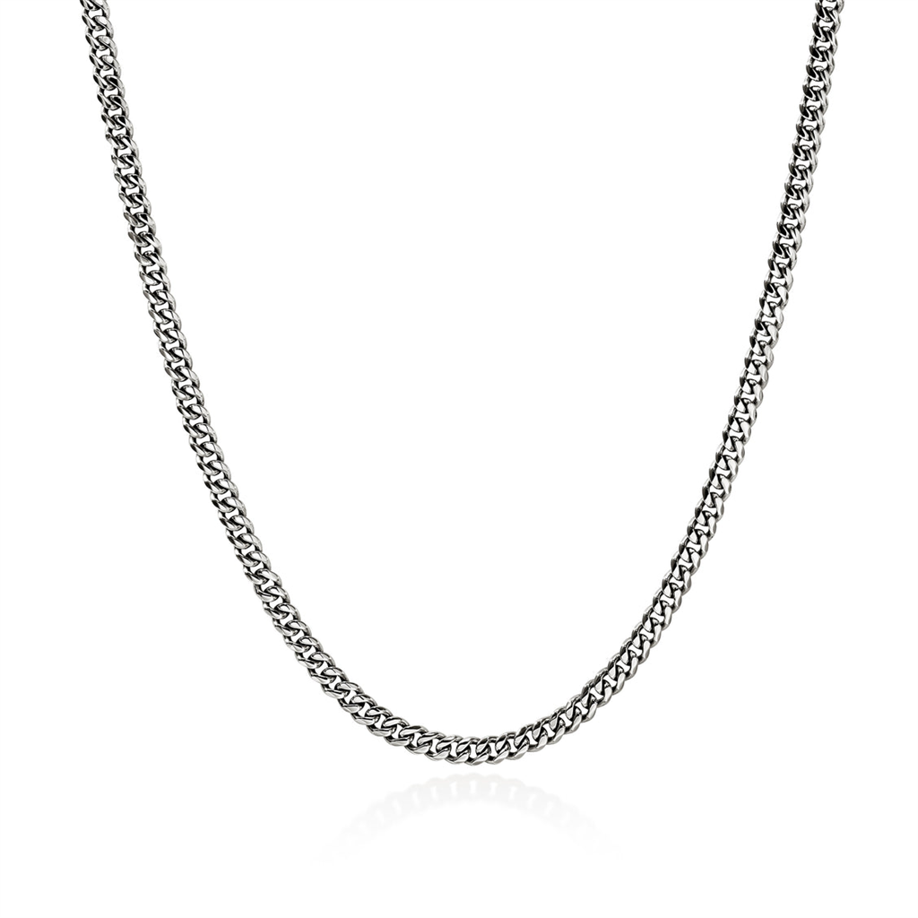 John Hardy 22" 3.9Mm Silver Curb Link Necklace