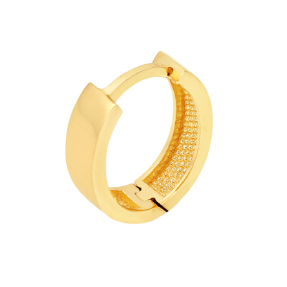 Rolland's Design Gold  Oval Hoop Earrings