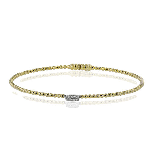 Simon G. 18Kyw Diamond Bangle Bracelet with Magnetic Clasp
