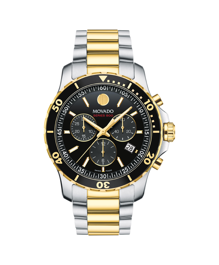 Movado 42mm Series 800 Chronograph Black
