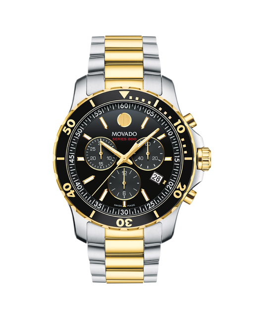 Movado 42mm Series 800 Chronograph Black
