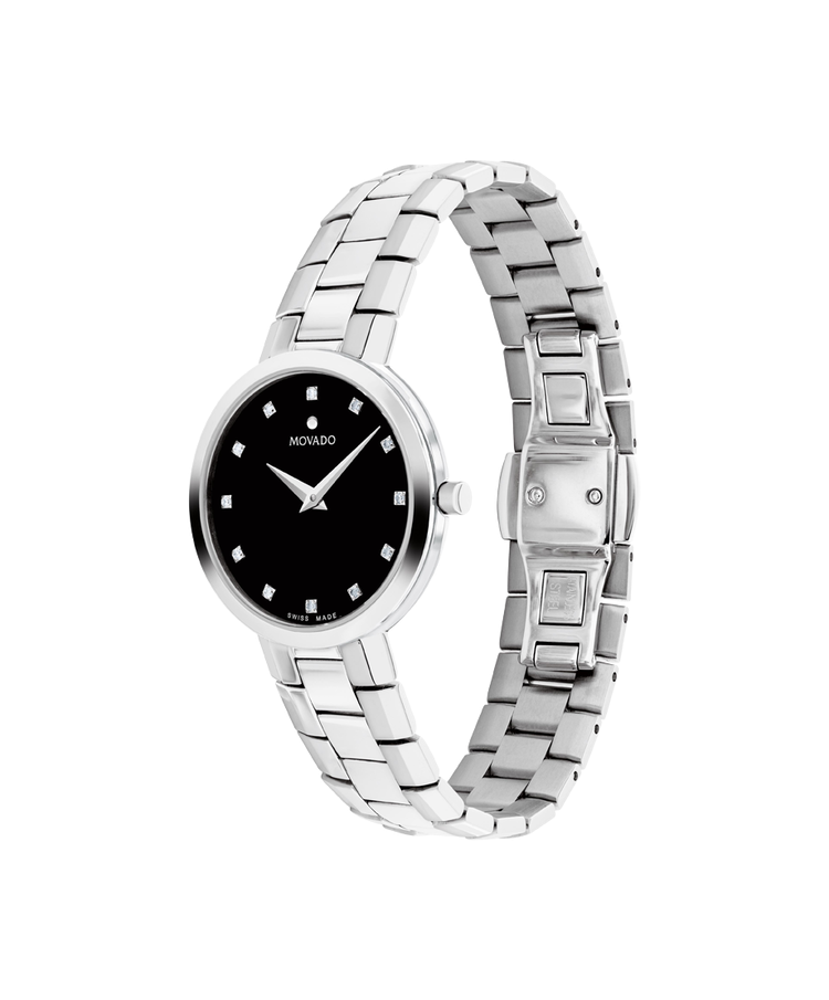 Movado Faceto 28mm Diamond Dial