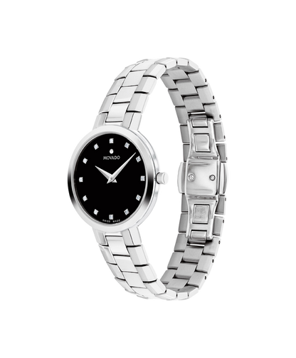Movado Faceto 28mm Diamond Dial