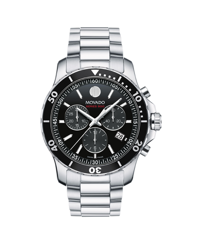 Movado 42mm Series 800 Chronograph Black
