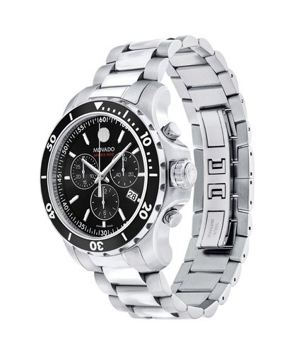 Movado 42mm Series 800 Chronograph Black