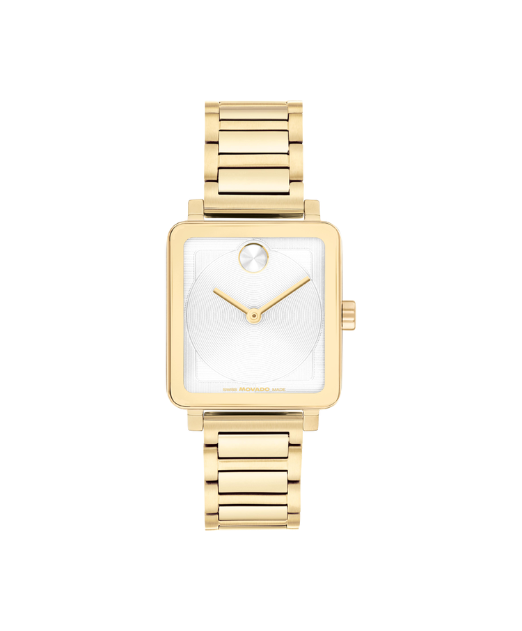 Movado Bold Evolution 2.0 Sq 26mm Gold-Tone
