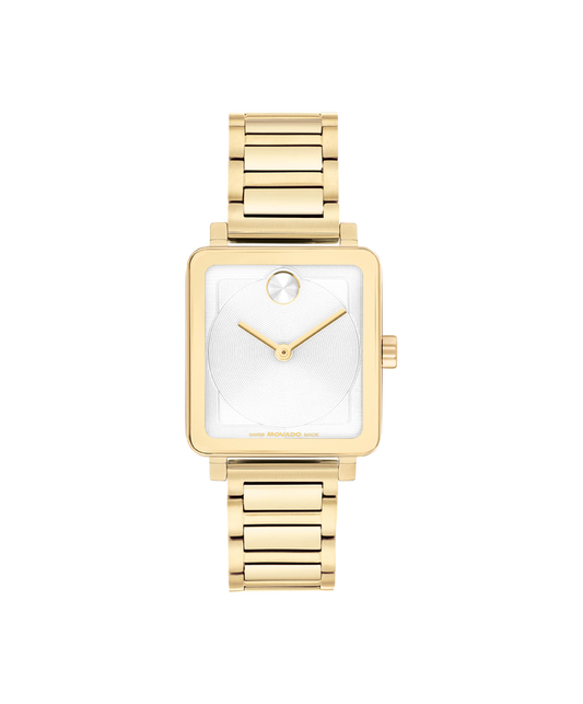 Movado Bold Evolution 2.0 Sq 26mm Gold-Tone