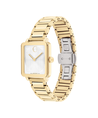 Movado Bold Evolution 2.0 Sq 26mm Gold-Tone