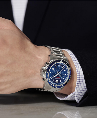 Movado 42Mmm Series 800 Chronograph Blue