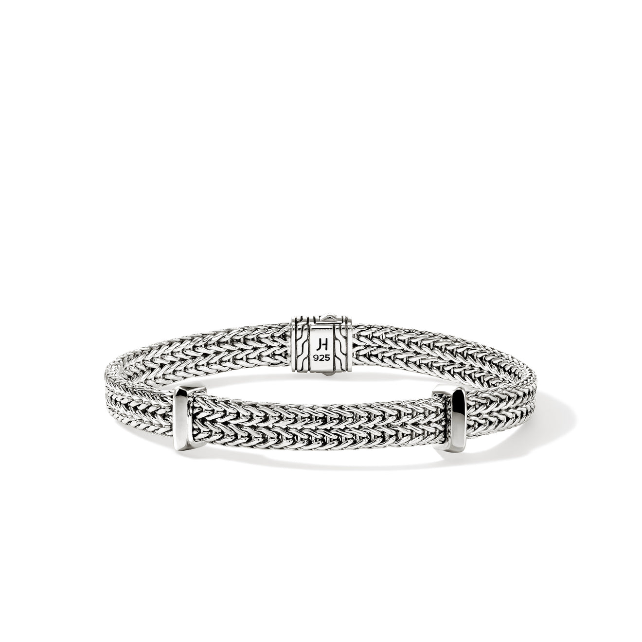 John Hardy Silver Icon Link Flat Chain Bracelet
