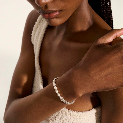 John Hardy Essential Silver 6-6.5Mm Cultured Pearl Bracelet