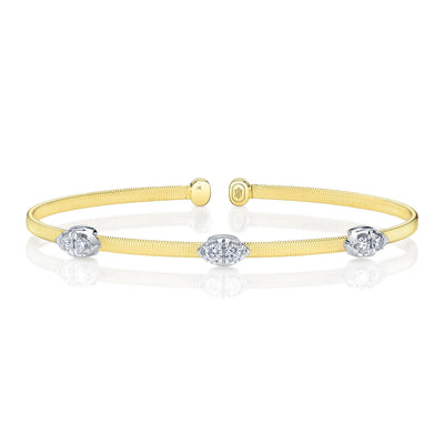 Shy Creation Diamond Station Bangle
