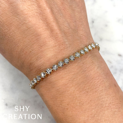 Shy Creation Diamond Tennis Bracelet