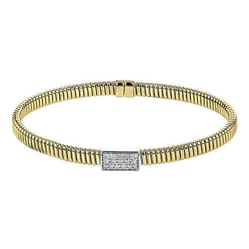 Simon G 18K Two-Tone Diamond Station Bracelet
