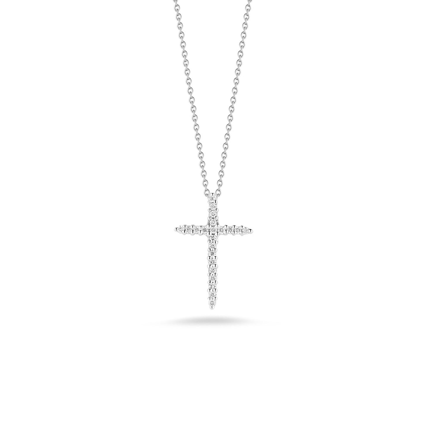 Roberto Coin Tiny Treasures Diamond Cross Pendent