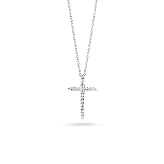 Roberto Coin Tiny Treasures Diamond Cross Pendent