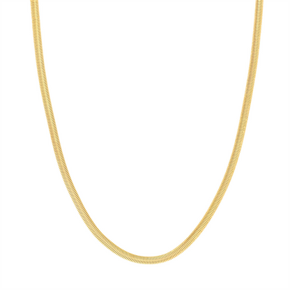Gold 16" 4.2Mm Light Oval Snake Chain