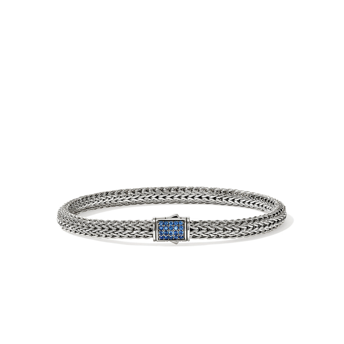 John Hardy Classic Chain Bracelet with Blue Sapphire