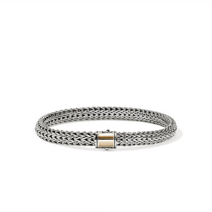 John Hardy 14K Yellow Gold and Silver Icon Bracelet