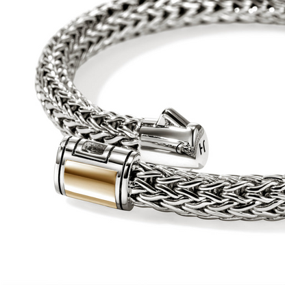 John Hardy 14K Yellow Gold and Silver Icon Bracelet