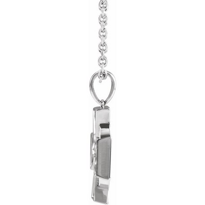 Rolland's Designs Sterling Silver Cross Pendant