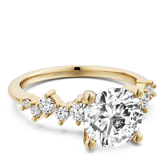 Noam Carver 14K Yellow Gold Diamond Engagement Ring