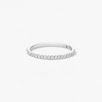 Hearts On Fire 18K White Gold Wedding Band