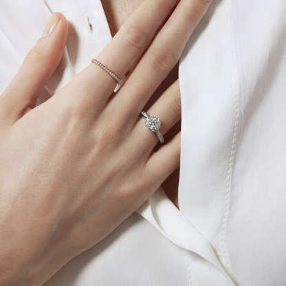 Hearts On Fire 18K White Gold Wedding Band