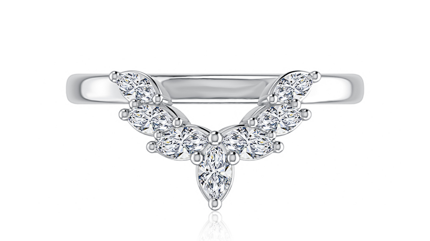 A Jaffe 14Kw Diamond Wedding Band