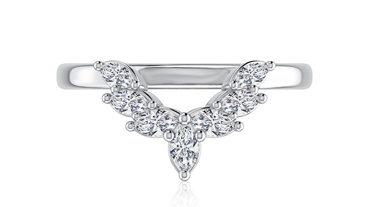 A Jaffe 14Kw Diamond Wedding Band